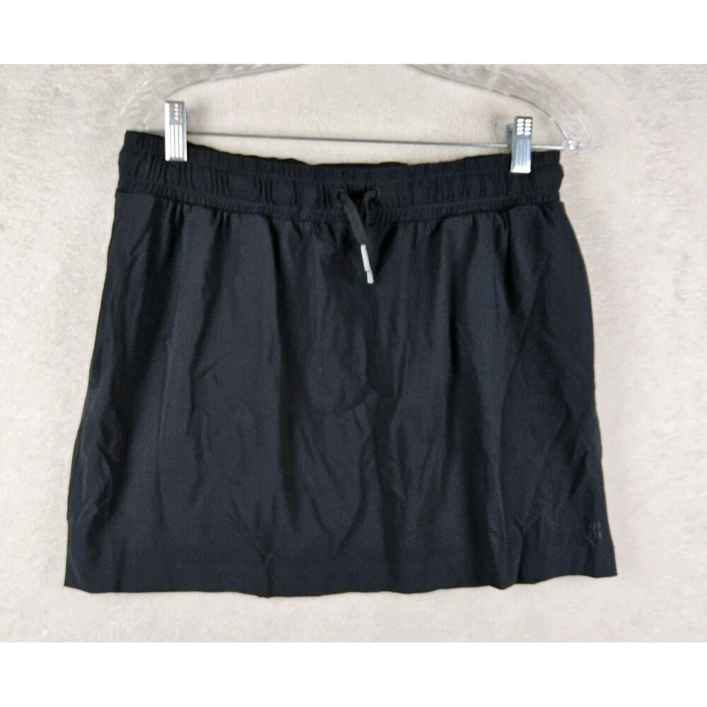 Sweaty Betty Women's Drawstring Elastic Pull On Black Skirt Size 8
